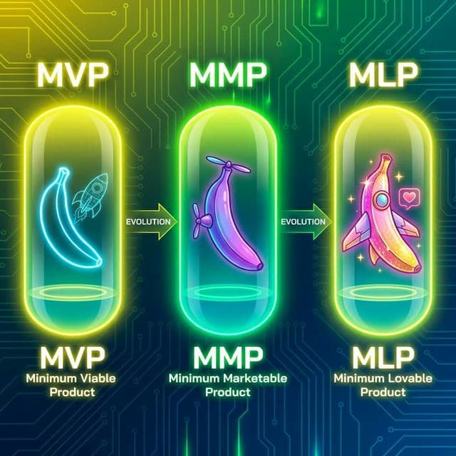 MVP vs MMP vs MLP: ¿Cuál necesita tu startup?